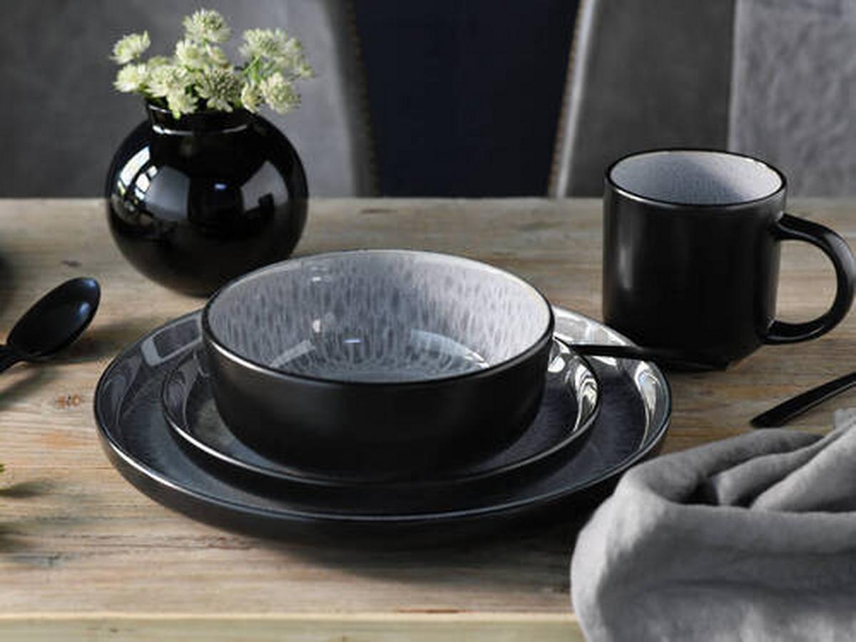 Müslischalenset 21523 Nordic Fjord Frost - Hellgrau, Trend, Keramik - Creatable