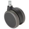 Bürostuhlrollen Rolo No-Noise Schwarz Ø 7,5 cm 5er-Set - Schwarz/Grau, Basics, Kunststoff/Metall (5,2/8,3/7,5cm) - MID.YOU