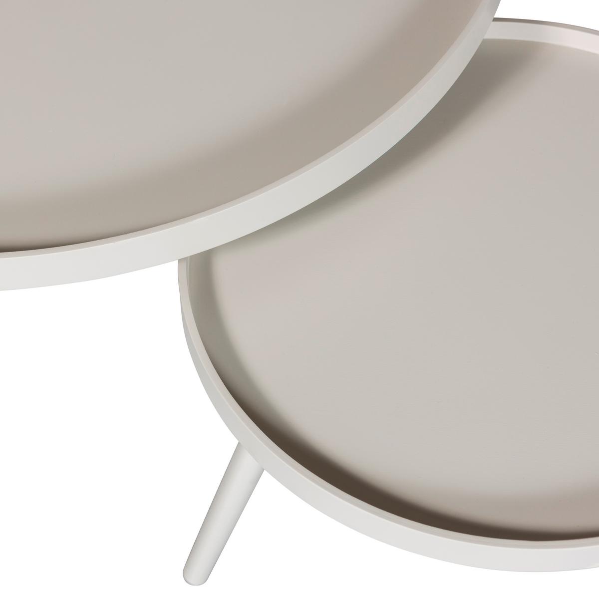 Beistelltisch Mesa Sandfarben L: 45 cm - Sandfarben, Design, Holz/Holzwerkstoff (45/45/45cm) - Livetastic