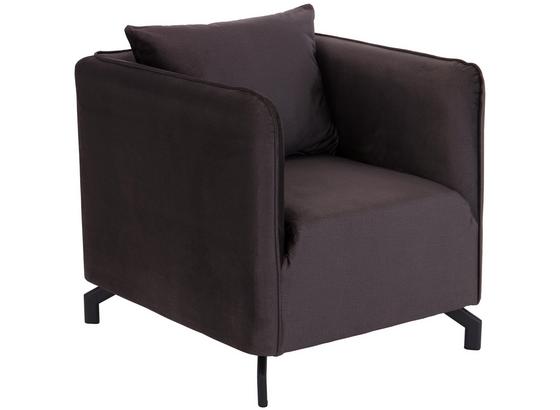 Sessel Faro - Schwarz/Braun, MODERN, Textil (75/80/75cm) - Luca Bessoni Sessel Faro - Schwarz/Braun, MODERN, Textil (75/80/75cm) - Luca Bessoni