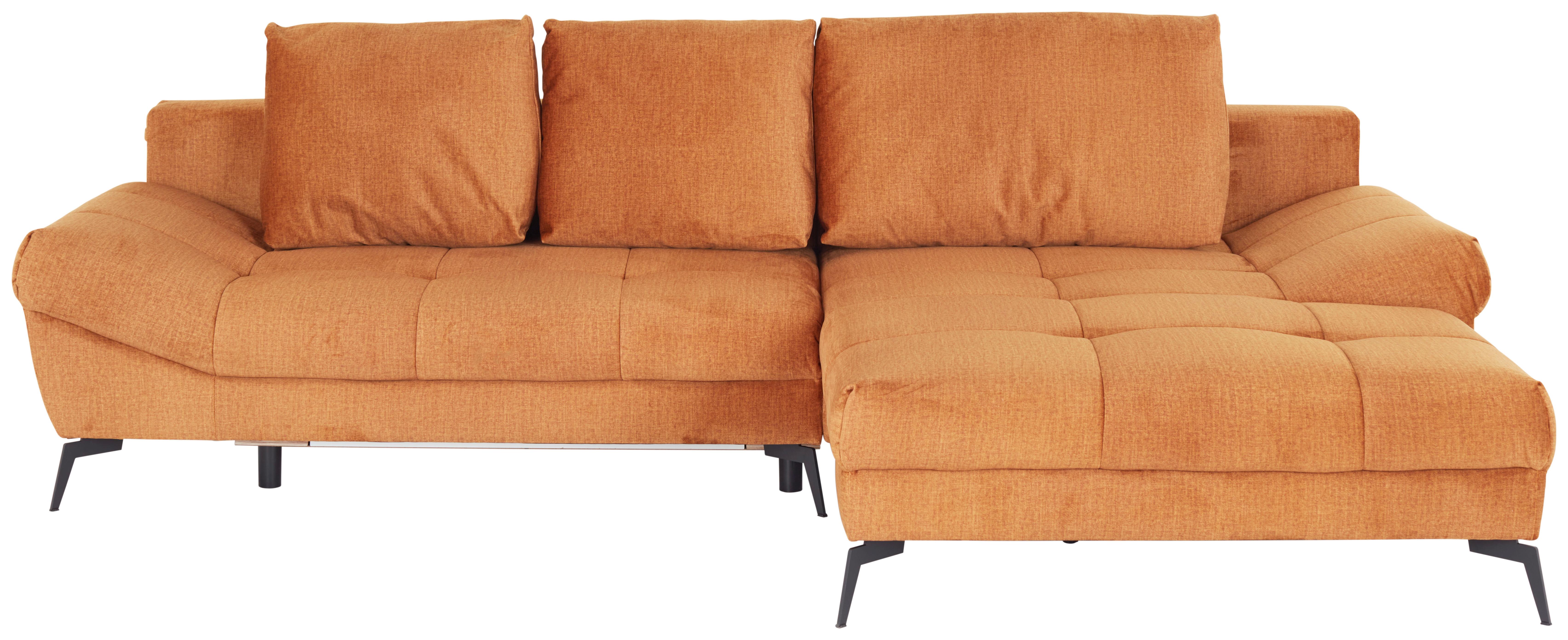 Ecksofa Mia - Gelb/Goldfarben, MODERN, Holz/Holzwerkstoff (301/187cm) - Luca Bessoni