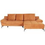 Ecksofa Mia - Gelb/Goldfarben, MODERN, Holz/Holzwerkstoff (301/187cm) - Luca Bessoni