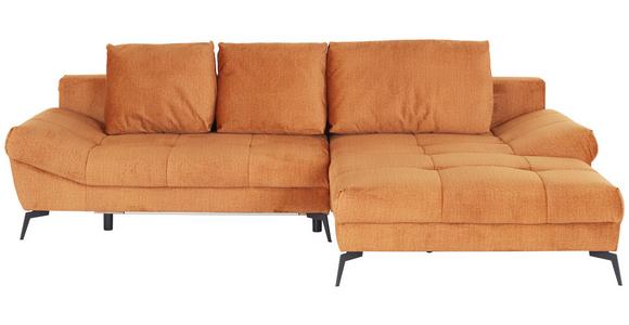 Ecksofa Mia - Gelb/Goldfarben, MODERN, Holz/Holzwerkstoff (301/187cm) - Luca Bessoni