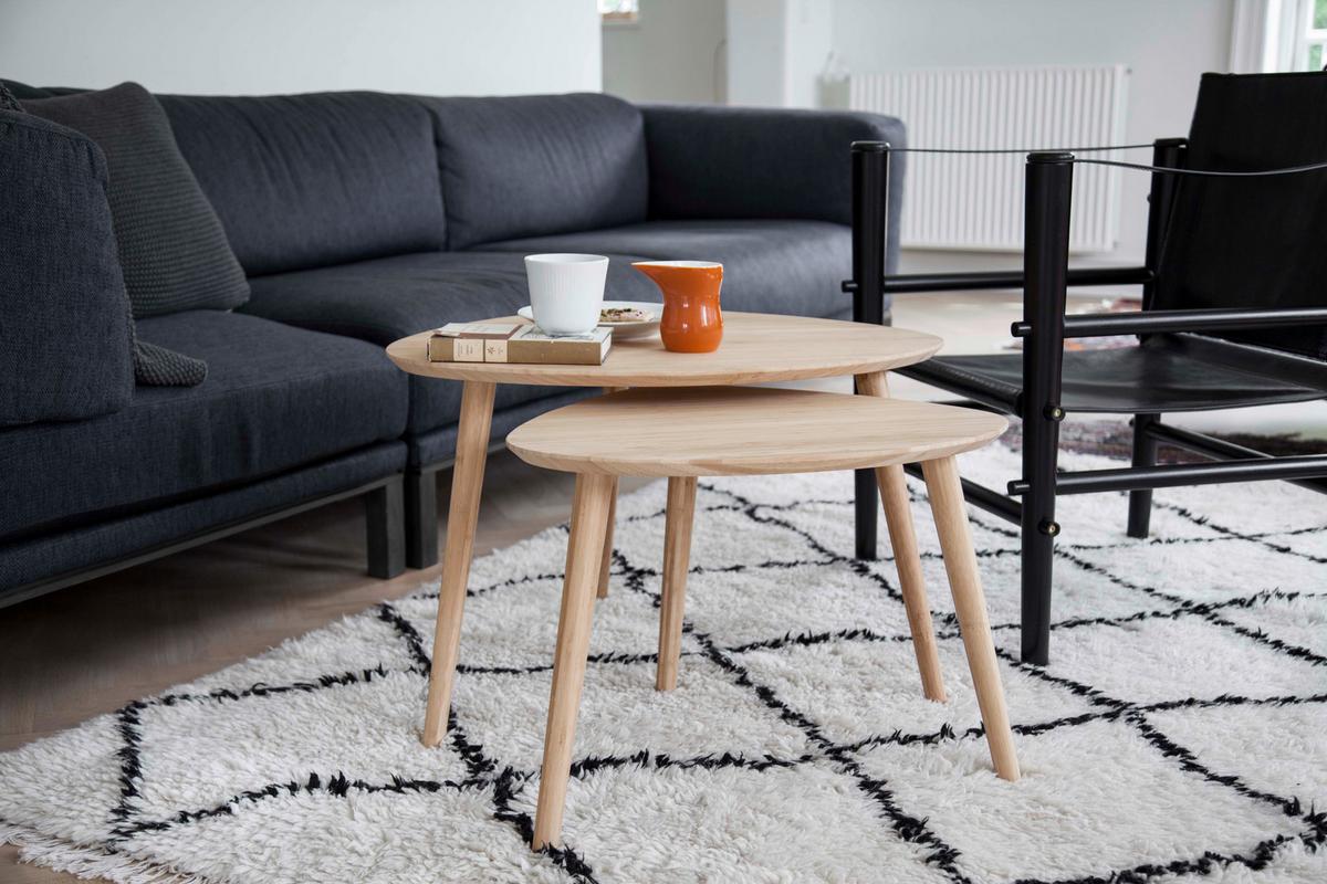 Beistelltisch 2-Teilig Noble ,naturfarben - Naturfarben, MODERN, Holz (68/45/57cm) - MID.YOU