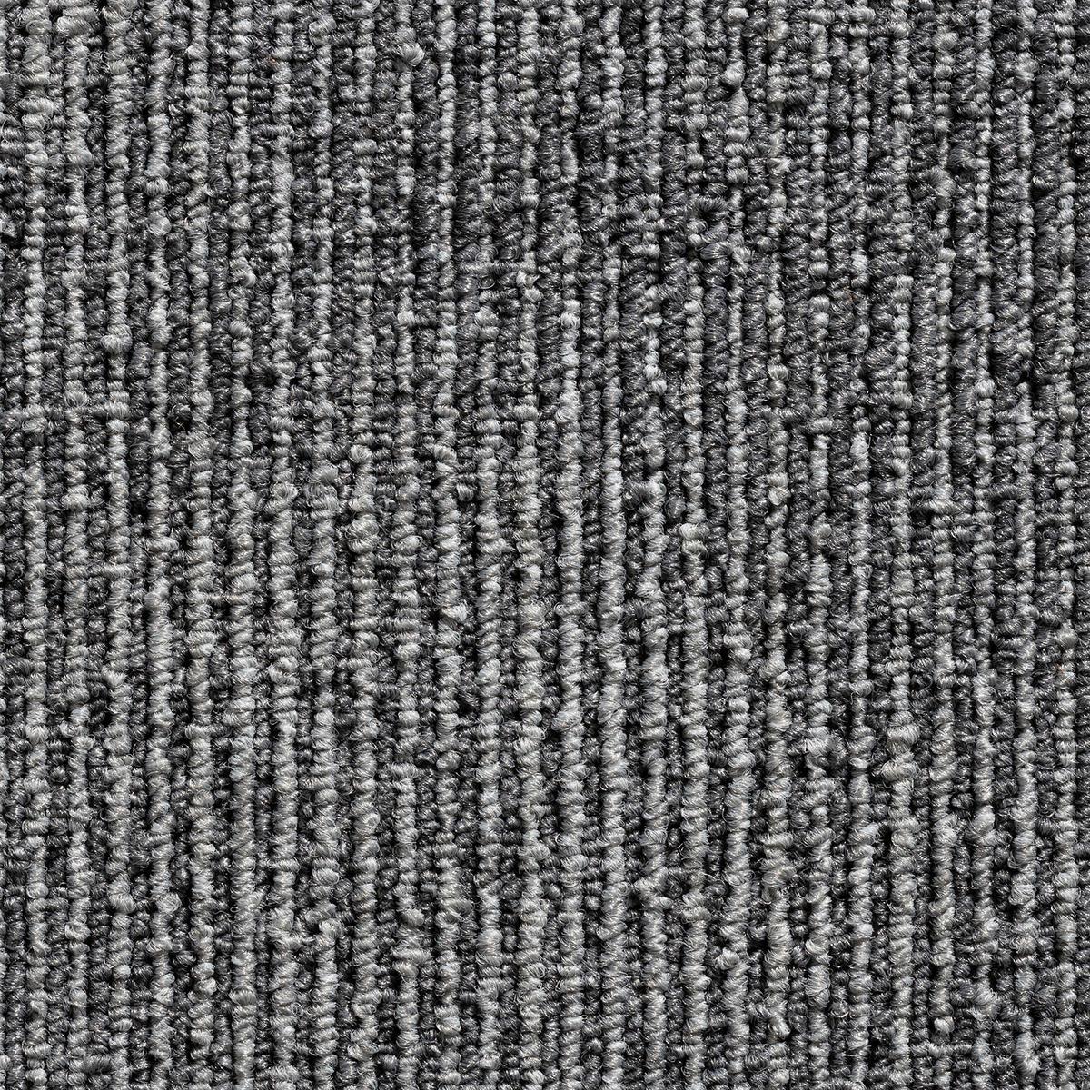 Teppichfliese Grau Marmaris 50x50 cm Florhöhe 3 mm - Grau, Basics, Textil (50/50cm)