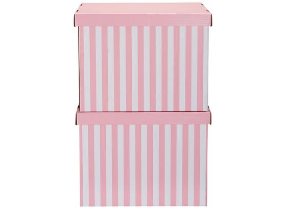 Box S Krytom Jimmy - biela/ružová, kartón (42/32/32cm) - Mömax modern living Box S Krytom Jimmy - biela/ružová, kartón (42/32/32cm) - Mömax modern living