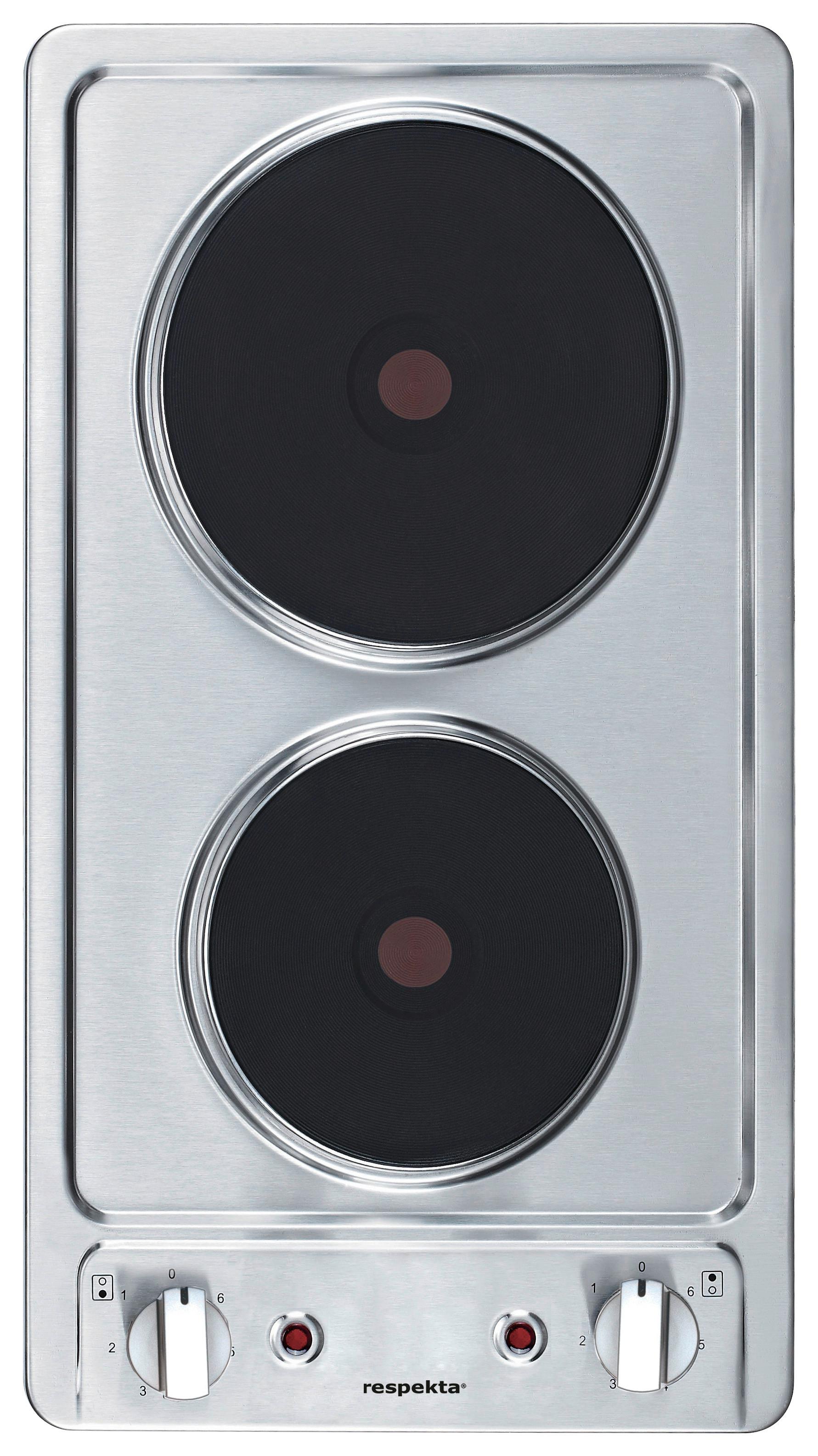 Kochfeld Respekta Zeno - Edelstahlfarben, Trend, Metall (29/4/51cm) - Respekta