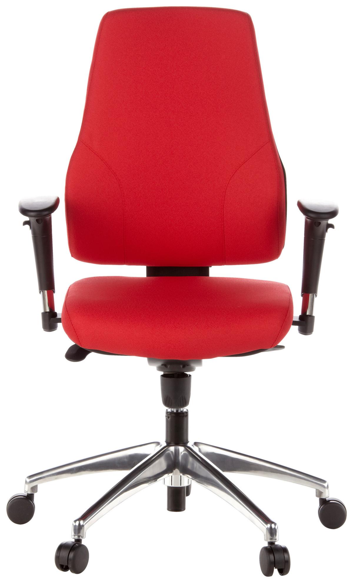 Drehstuhl Pro-Tec 200 Rot - Rot, MODERN, Kunststoff/Textil (60/126/45cm) - MID.YOU