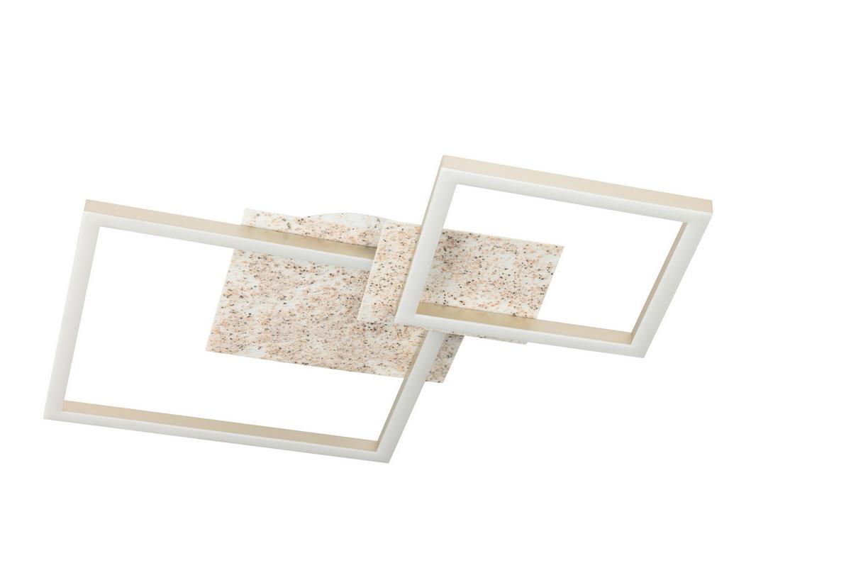 LED-Deckenleuchte, 4000k Cristiano - Champagner, Basics, Kunststoff/Metall (70/47/6,8cm)