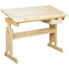Jugendschreibtisch Massiv B 109cm H 63-96cm Julia Kiefer - Kieferfarben, Basics, Holz (109/55/63-96cm) - MID.YOU