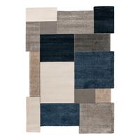 Flachwebteppich My Frisco 285 - Blau, Basics, Textil (160/230cm) - Obsession