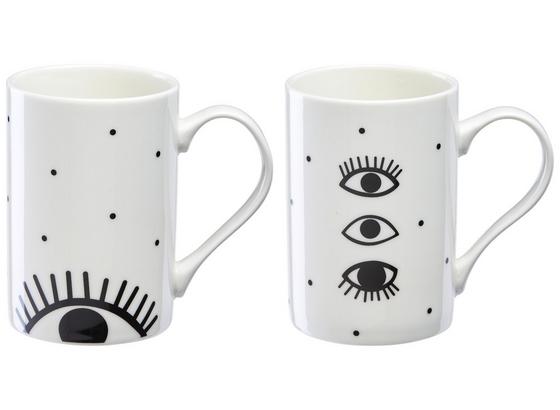 Hrnček Na Kávu Eyes - čierna/biela, keramika (8,9/8,6cm) - Mömax modern living Hrnček Na Kávu Eyes - čierna/biela, keramika (8,9/8,6cm) - Mömax modern living