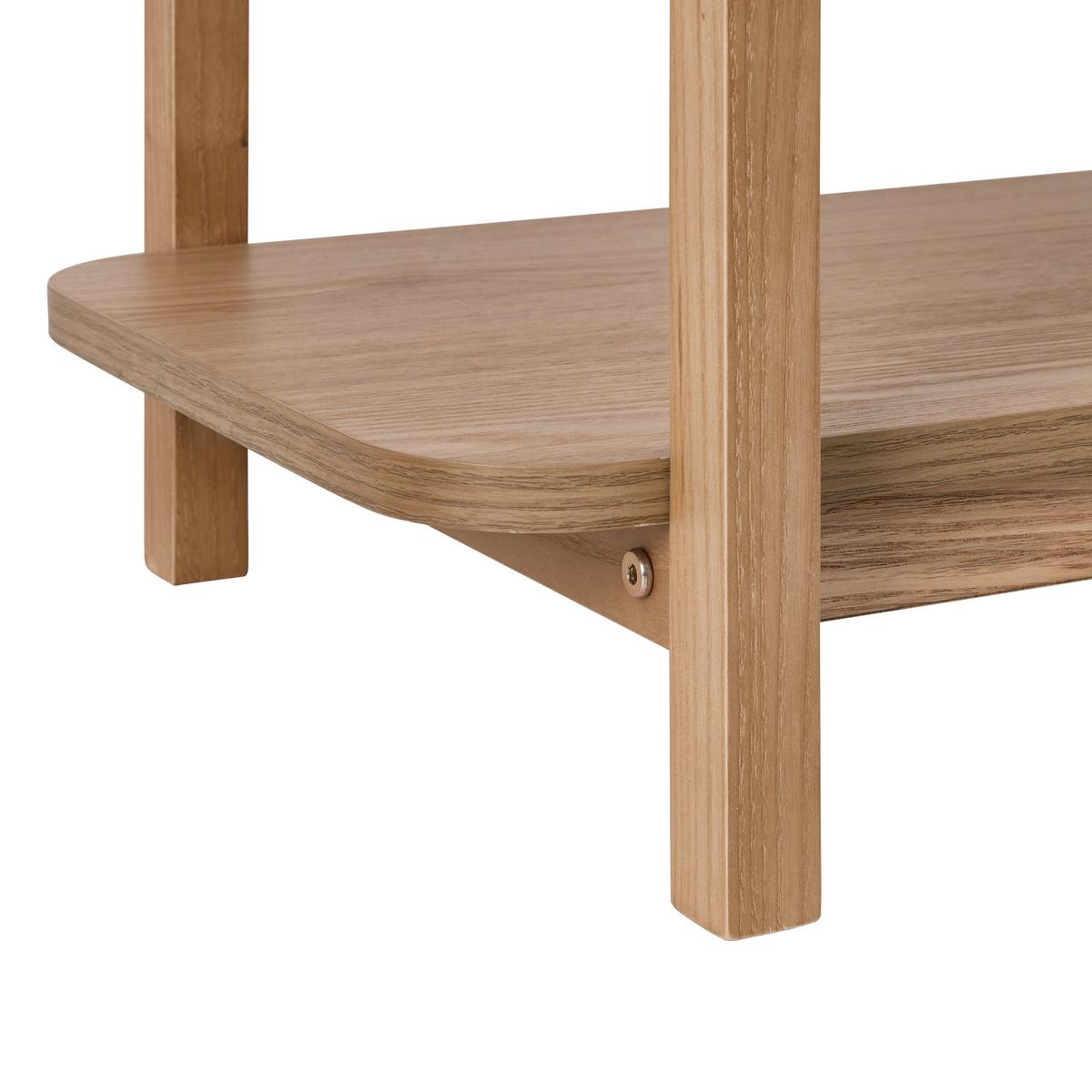 REGÁL KAVOK -EXKLUSIV- - farba jaseňa/prírodná farba, Natur, drevo/kompozitné drevo (80/170/35cm) - Premium Living