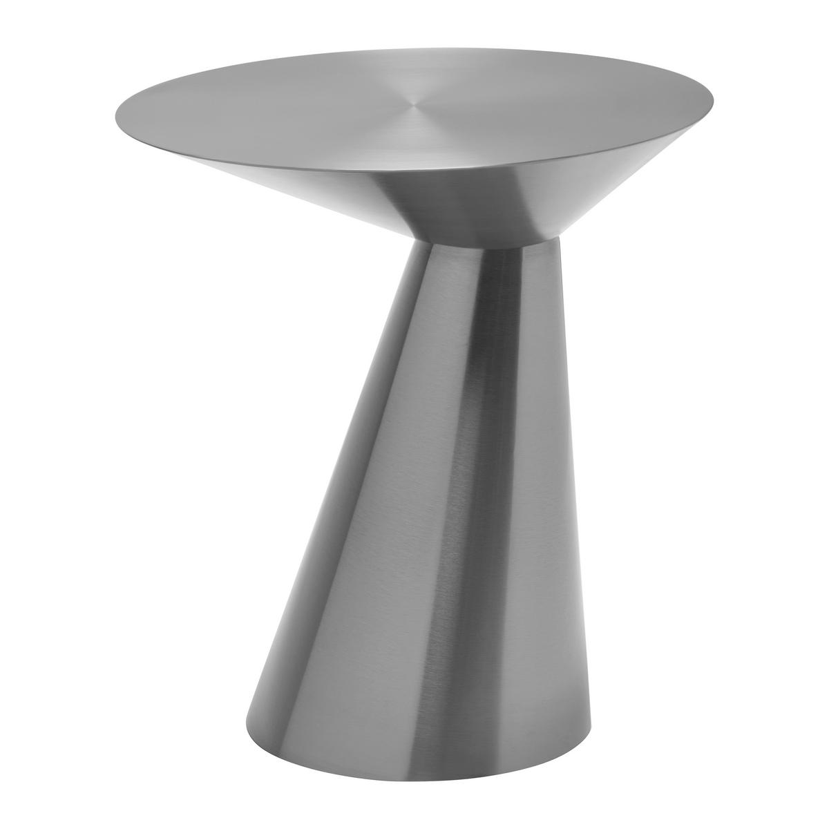 PRÍRUČNÝ STOLÍK KACY -TREND- - čierny chróm, Romantik / Landhaus, kov (50/54.5cm) - Premium Living