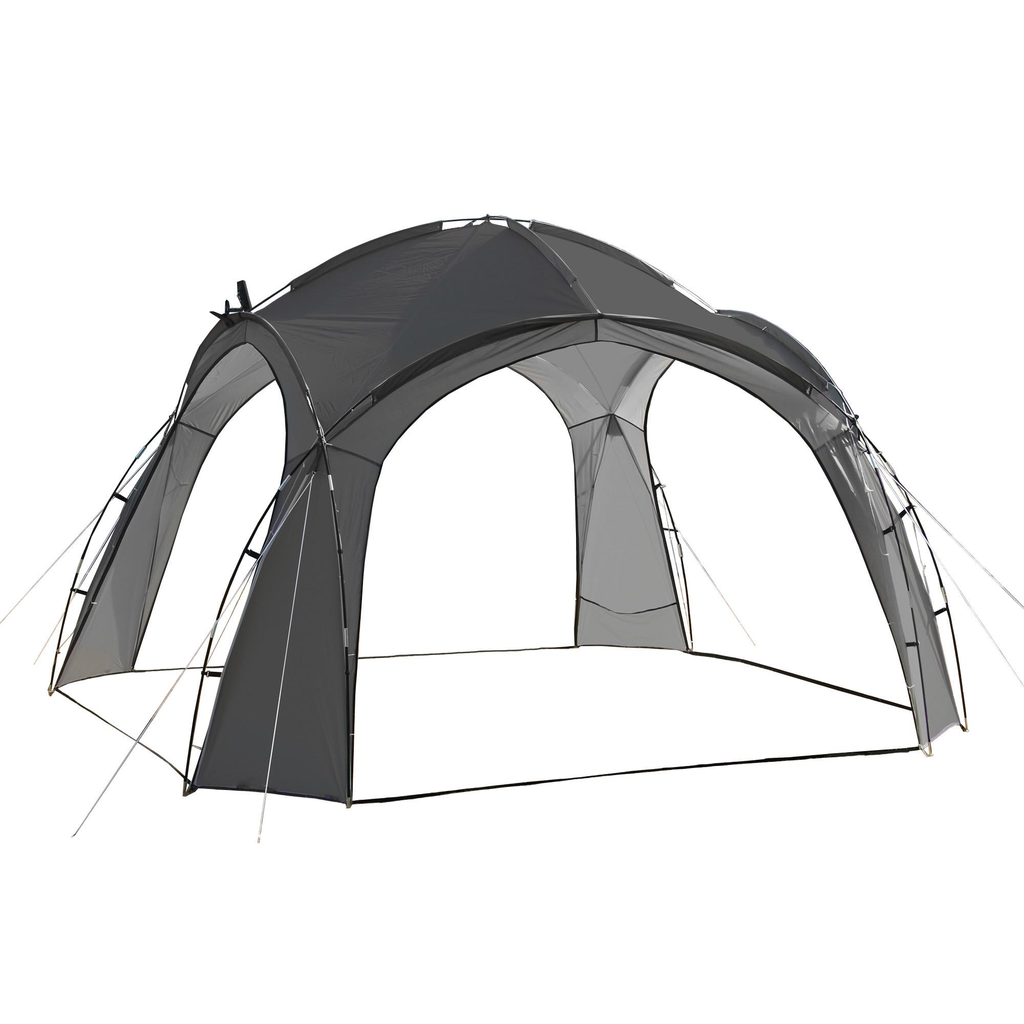 Pavillon Ticino BxHxT: 350x230x 350cm Faltbar - MODERN, Kunststoff/Textil (350/230/350cm) - Gardenson