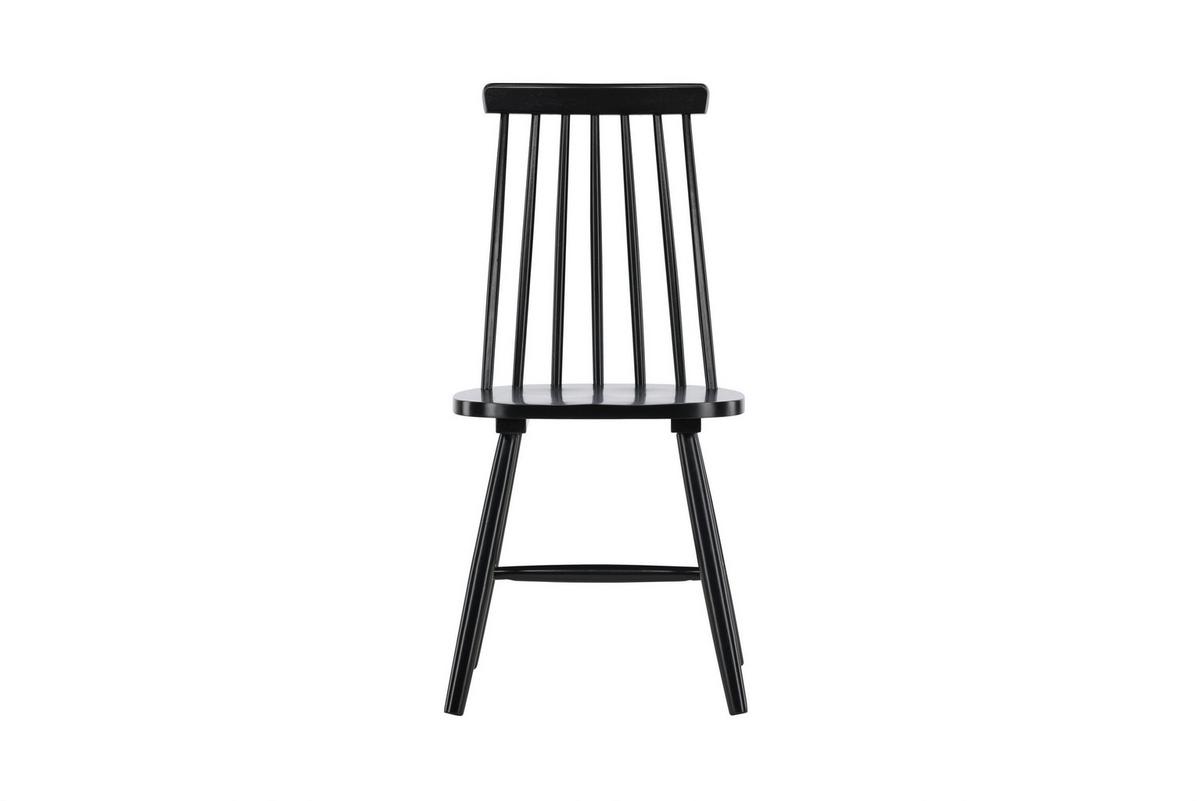 Stuhl Lönneberga Schwarz B: 43 cm - Schwarz, MODERN, Holz (43/88/50cm) - Livetastic