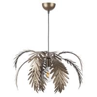 Pendelleuchte Meteorite Dunkelbraun L: 50 Cm - Dunkelbraun, KONVENTIONELL, Metall (50/50/110cm)