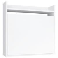 Schreibtisch Dralis Weiß B: 20 cm - Weiß, Basics, Holzwerkstoff (60/20/60cm) - MID.YOU