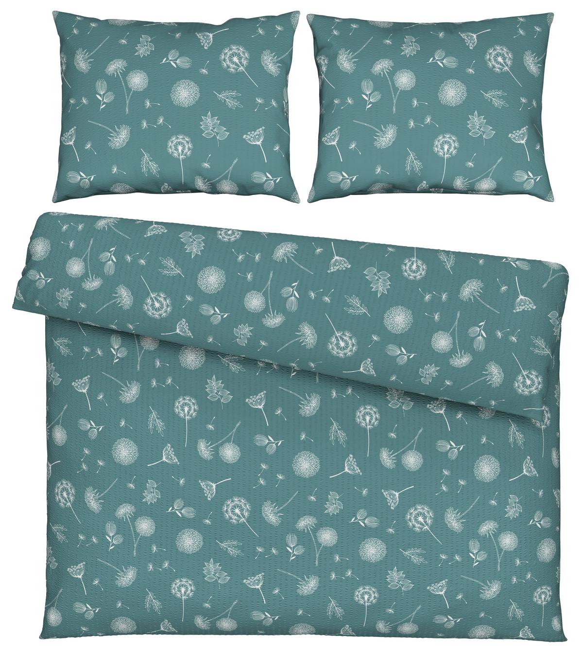 POVLEČENÍ PUSTEBLUME XXL - modrá, Konvenční, textil (200/220cm) - Modern Living