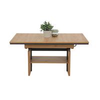 Couchtischset Ingo Eiche A. Dekor L: 110-150 cm - Eiche Artisan, Design, Holzwerkstoff (110-150/70/53-72cm) - Livetastic