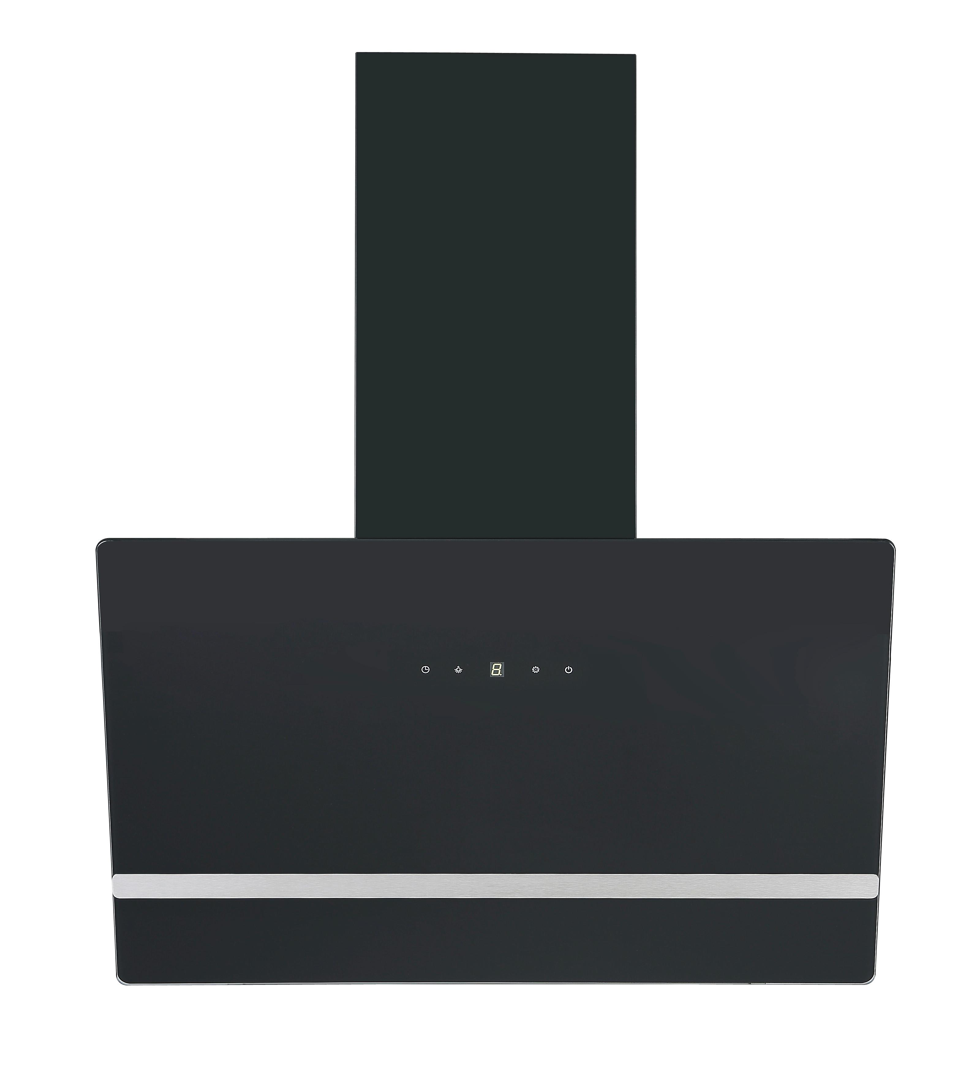 Dunstabzugshaube Schwarz B: 60 Cm - Schwarz, Basics, Glas (60/111.60/29.6cm) - PKM