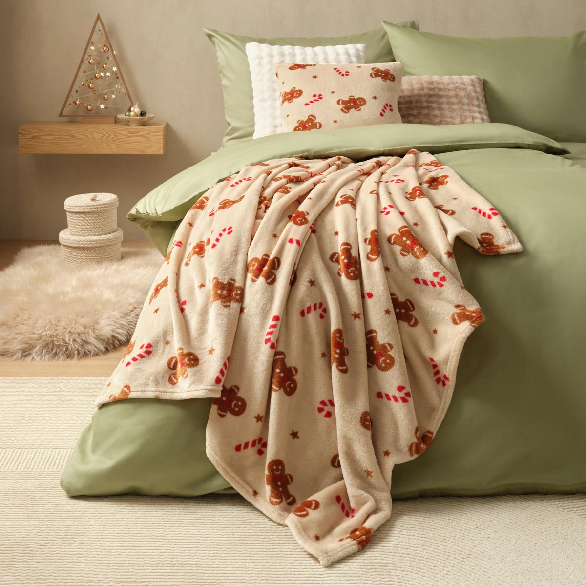 MÄKKÁ DEKA JASPER - krémová, textil (140/180cm) - Mömax