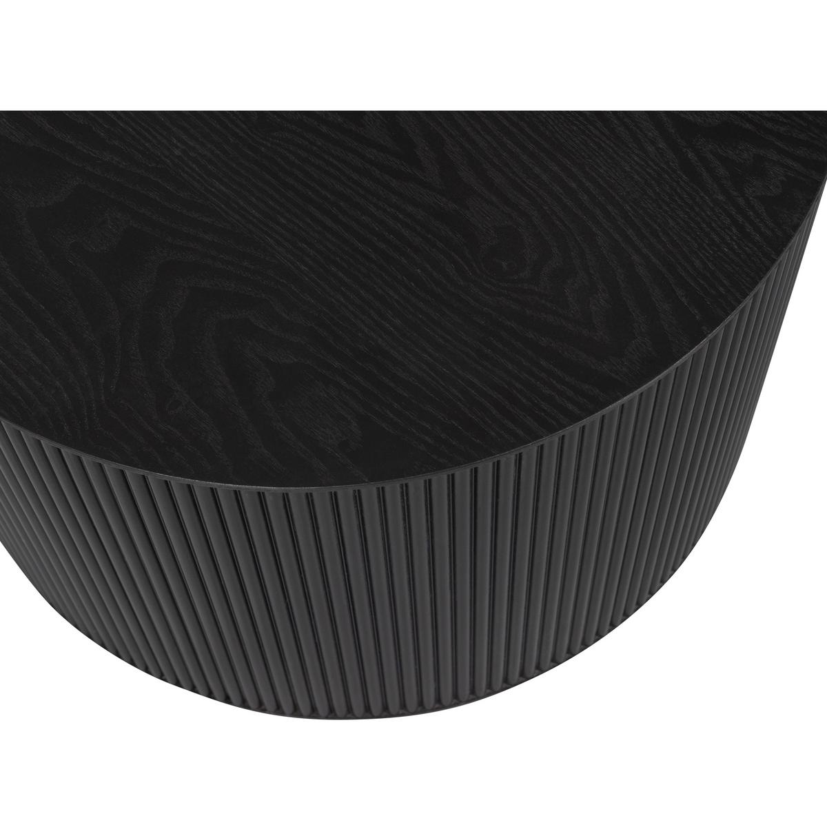 Beistelltisch Sanne Schwarz L: 60 cm - Schwarz, Design, Holzwerkstoff (60/60/40cm) - Livetastic