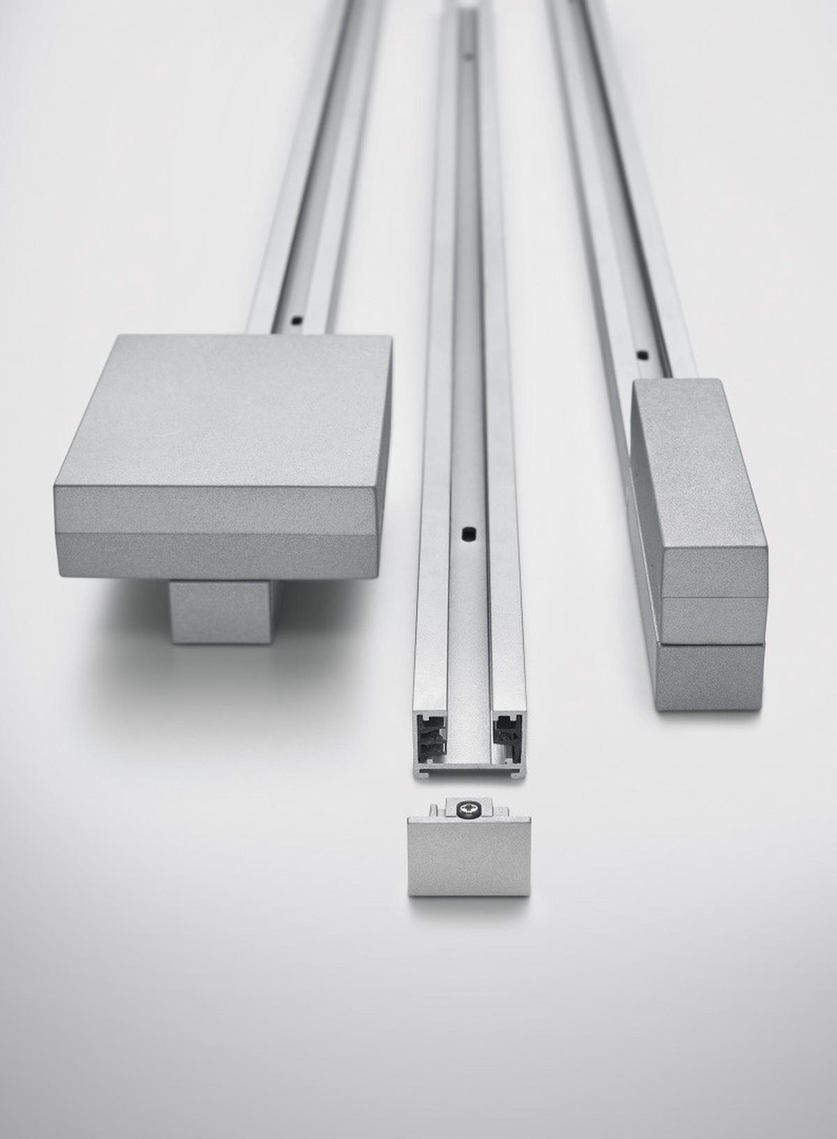 Schienensystem Duoline End- Kappe 703087 Titanfarben - Titanfarben, Basics, Kunststoff (3/2/1,8cm) - Trio Leuchten