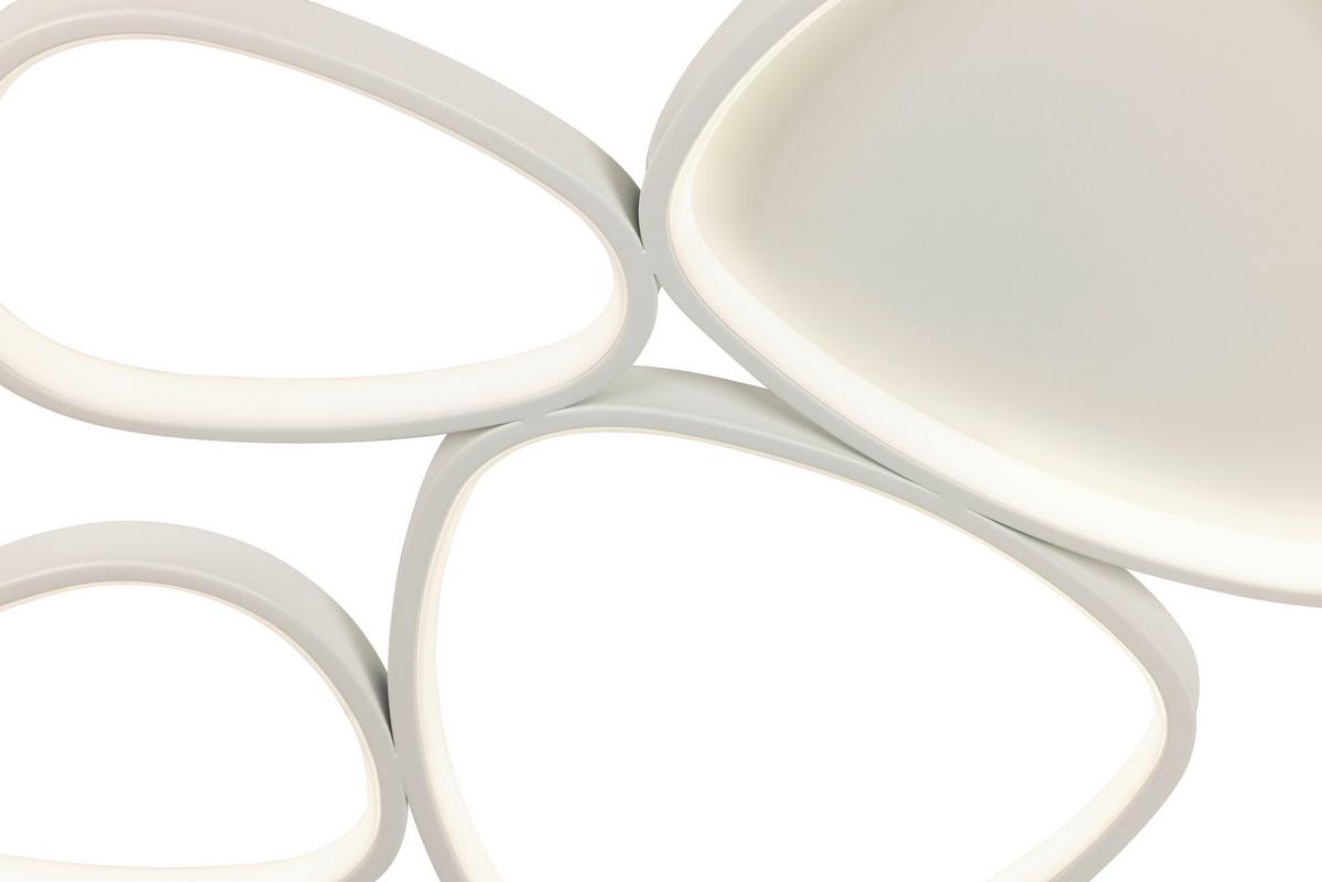 STROPNÉ LED SVIETIDLO WHITI - biela, Modern, kov/plast (109/55/5.2cm) - Mömax