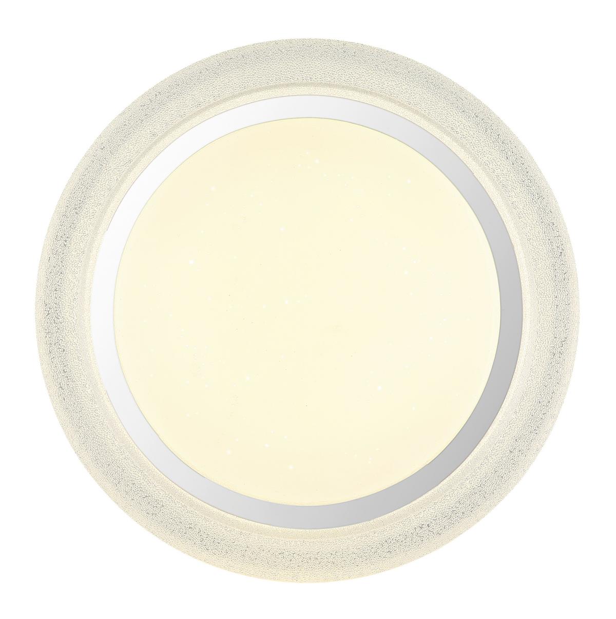 LED-DECKENLEUCHTE 48293-24R MARCIA - Klar/Chromfarben, KONVENTIONELL, Kunststoff/Metall (38/7cm) - Globo