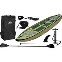 Sup-Stehpaddelboard Kaki/Grün - Hellgrün, LIFESTYLE, Kunststoff (82/44.50/28cm)