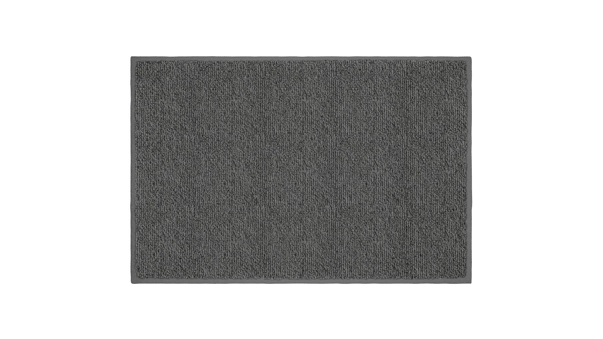 Badematte Jocylin - Anthrazit, Basics, Textil (60/90cm) - Grund