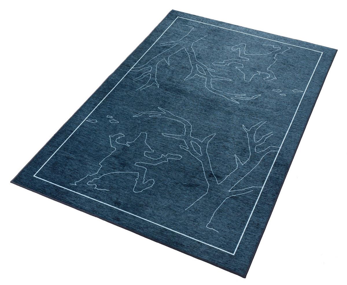 Kinderteppich Blau 110x170 Cm Gr-904b 110x170 - Blau, Trend, Textil (110/170cm)