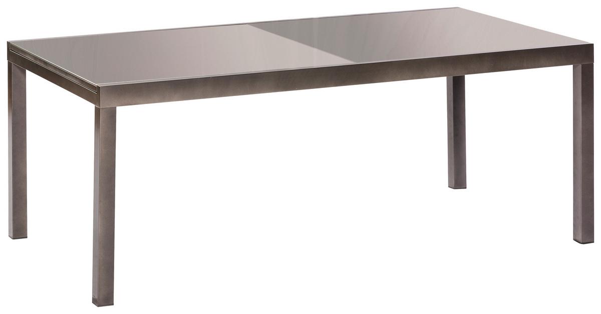 Gartenset Marini - Graphitfarben/Grau, MODERN, Glas/Textil - Gardenson