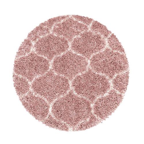 Webteppich Rosa Naturfaser Salsa Ø 200 cm