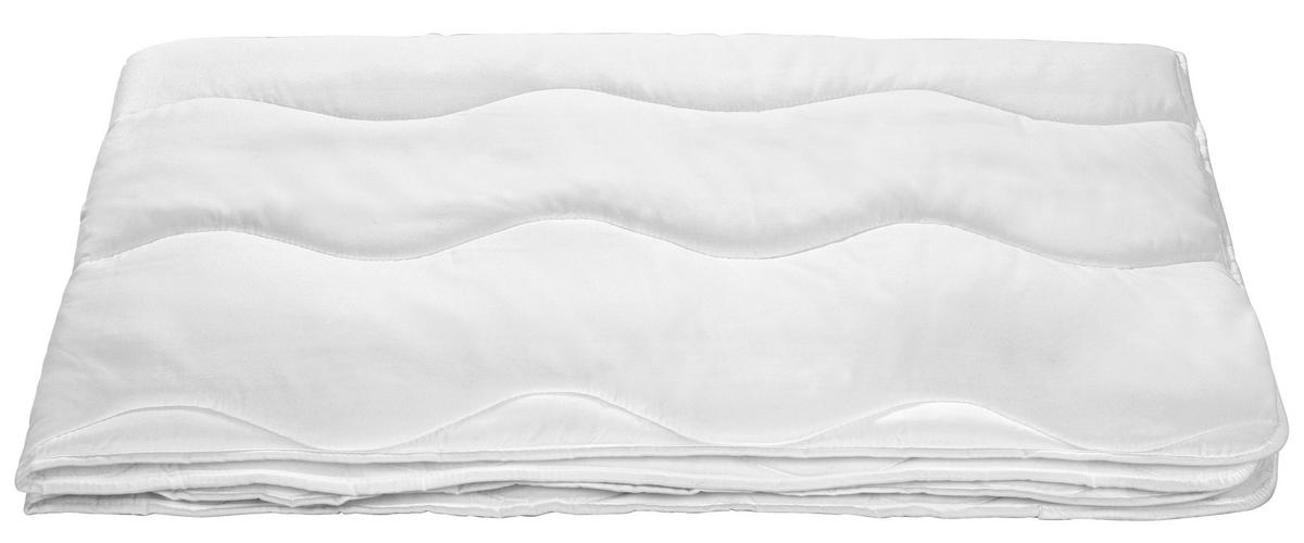 Steppdecke Linda Leicht 140x200 Cm Waschbar - Weiß, KONVENTIONELL, Textil (140/200cm) - Primatex