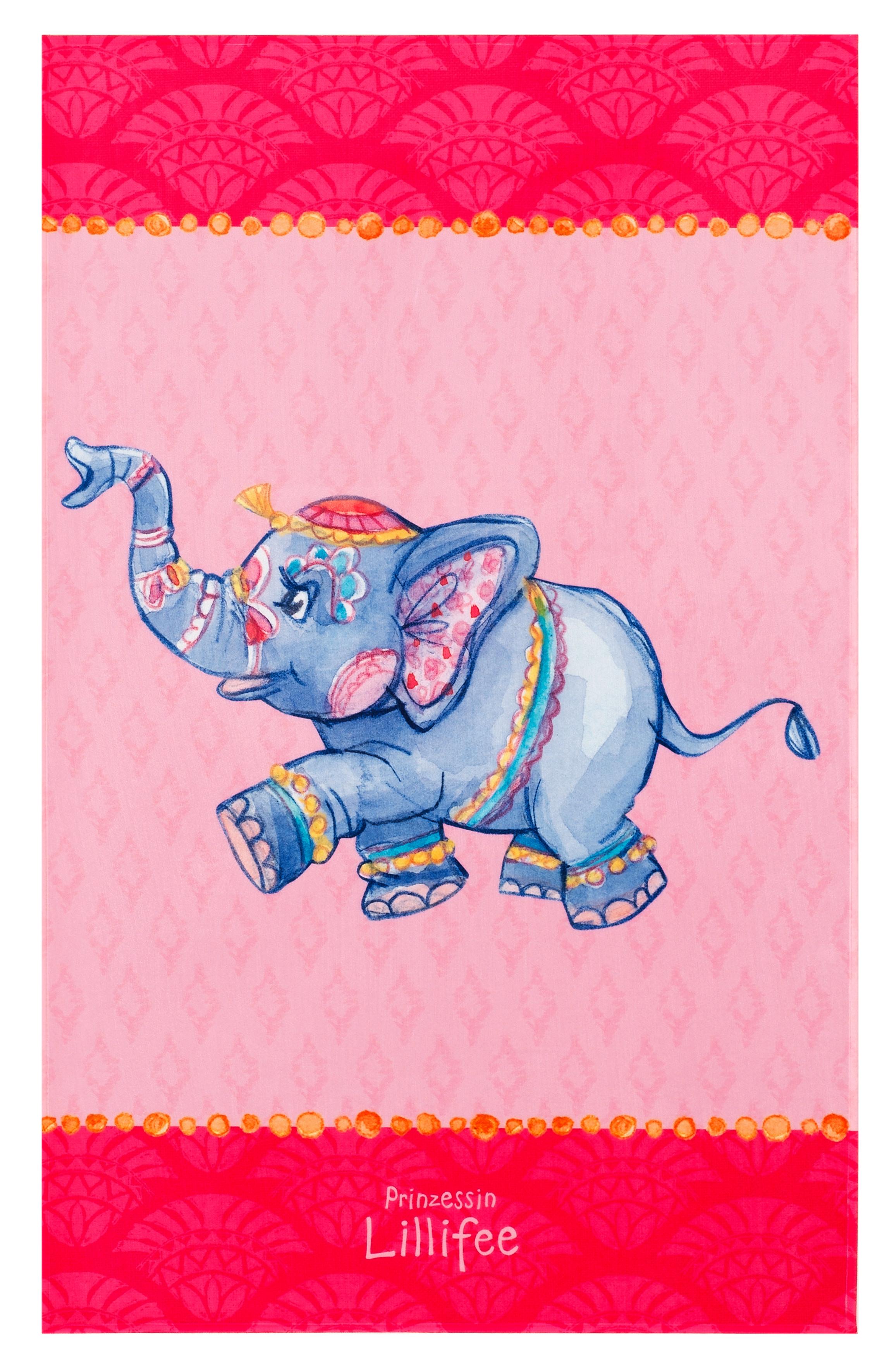 Kinderteppich Elefant Rosa Prinzessin Lillifee 80x150 Cm