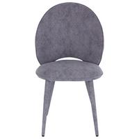 Stuhl Lavik - Grau, MODERN, Holz/Textil (50/87/58,5cm) - Livetastic