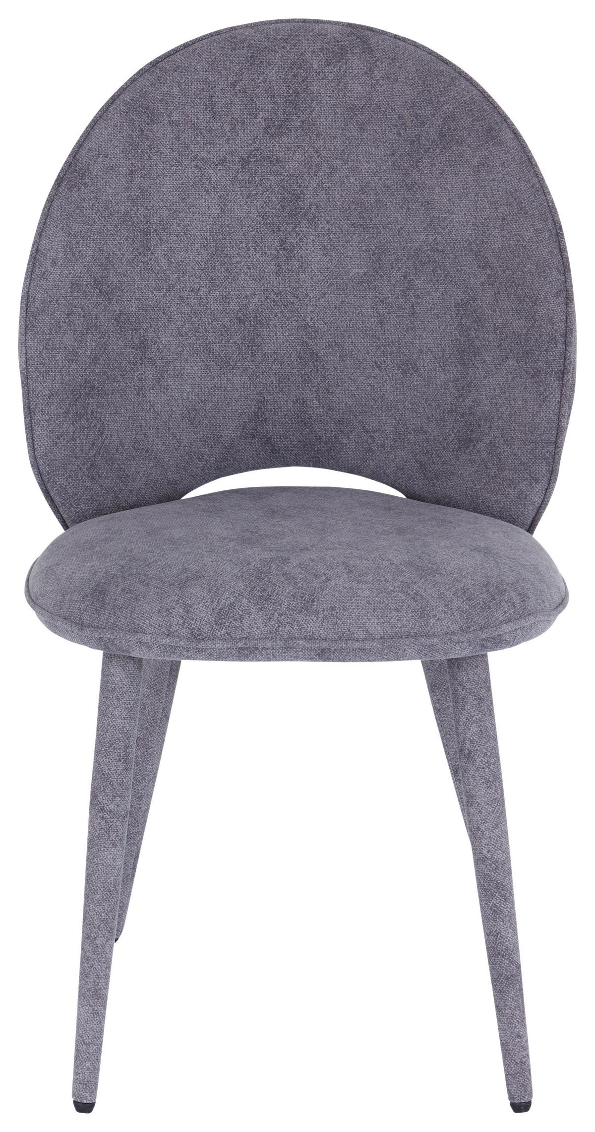 Stuhl Lavik - Grau, MODERN, Holz/Textil (50/87/58,5cm) - Livetastic