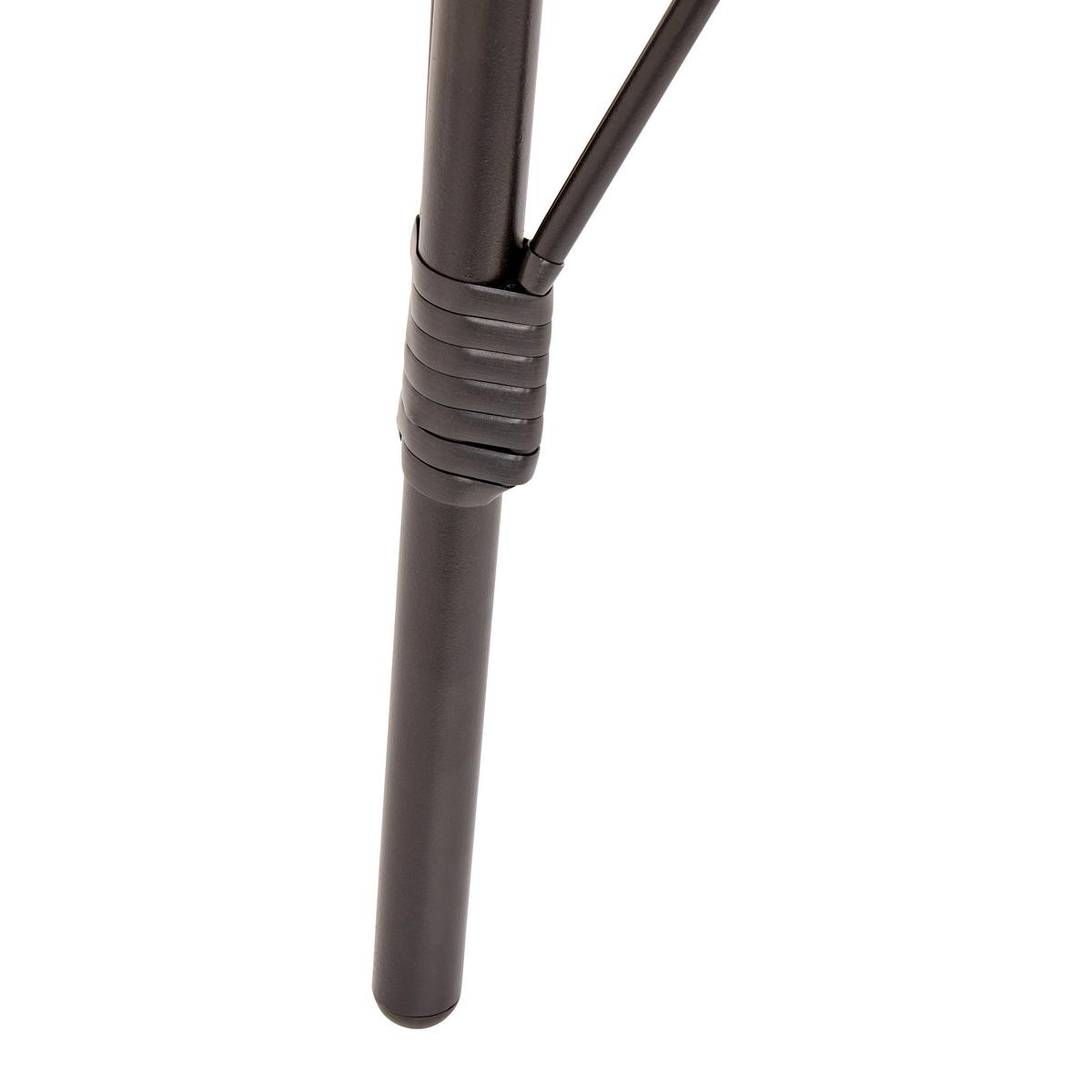 Relaxační křeslo NARA černé - bílá/černá, Moderní, kov/textil (77/145/65cm) - Bessagi Garden