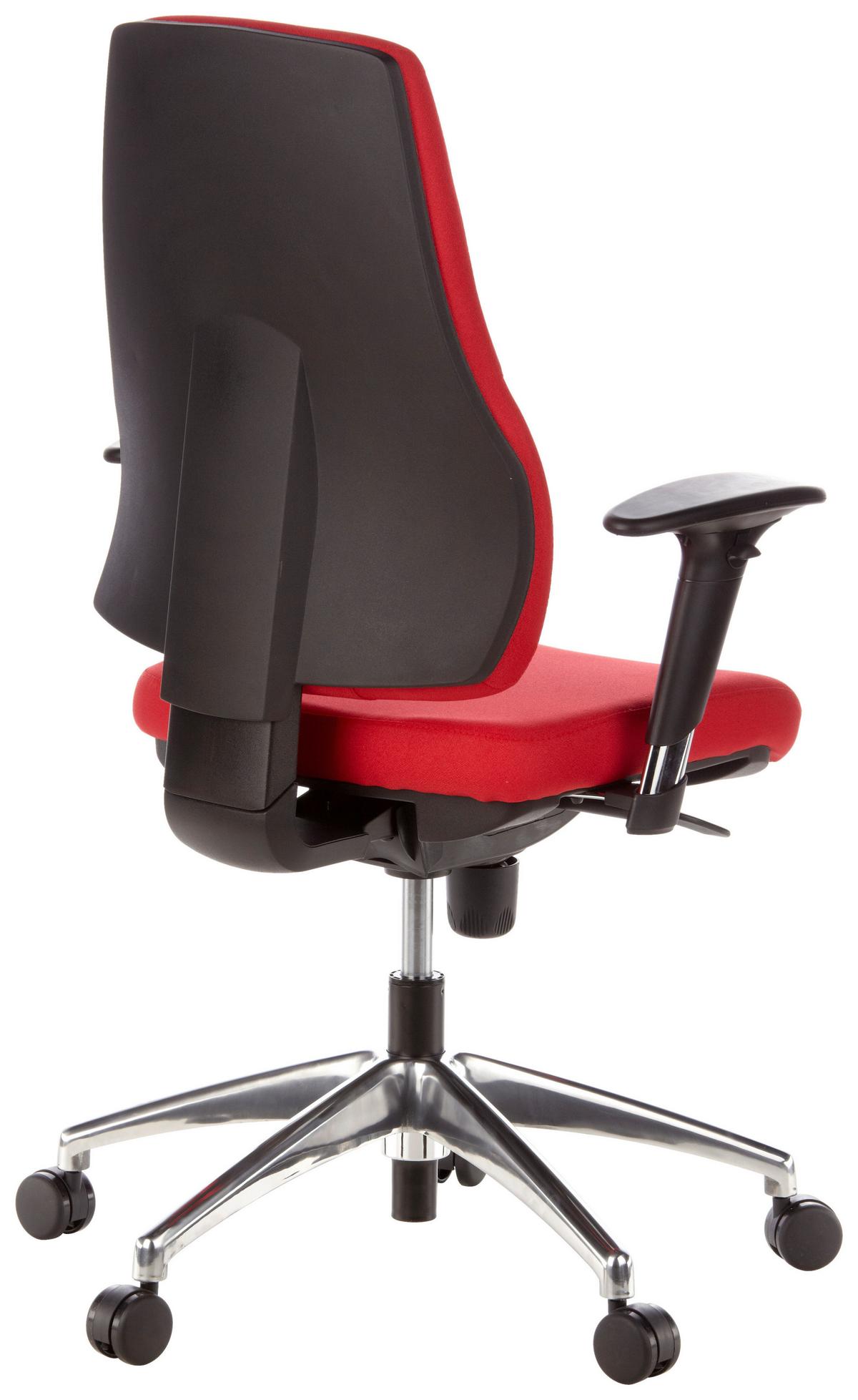 Drehstuhl Pro-Tec 200 Rot - Rot, MODERN, Kunststoff/Textil (60/126/45cm) - MID.YOU