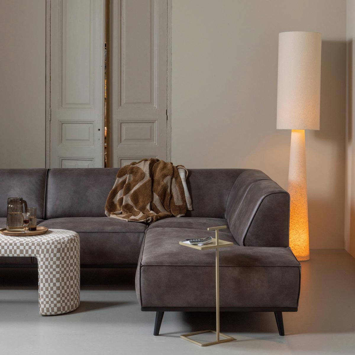 Beistelltisch Toste Sandfarben B: 22 cm - Sandfarben, Design, Metall (22/22/64cm) - Livetastic