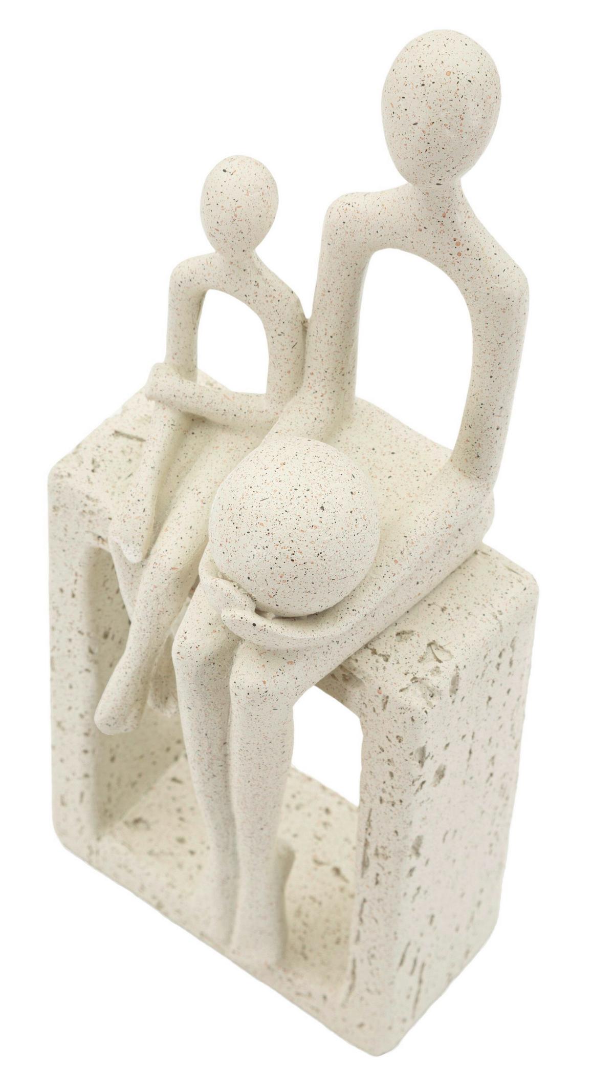Skulptur Kunststoff, Cream - Basics, Kunststoff (10/26/7.5cm)
