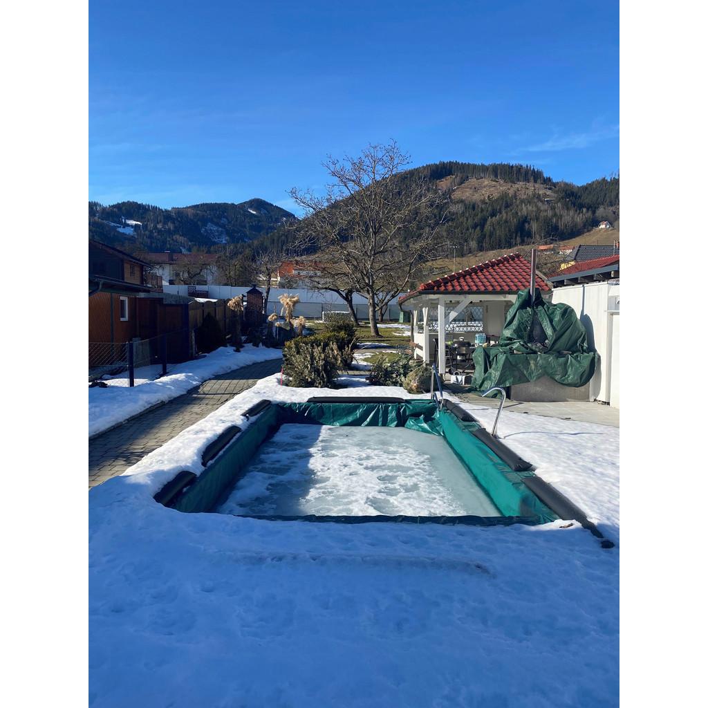 Poolabdeckplane eckig BxL: ca. 3,5x7 m