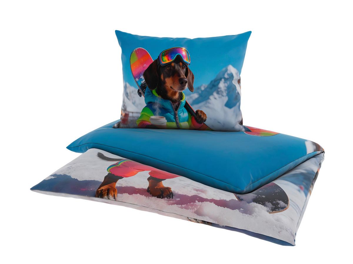 BETTWÄSCHE PISTENWUFF - Multicolor, MODERN, Textil - Luca Bessoni