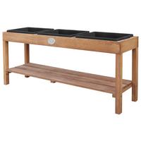 Sand- Und Wassertisch A060.080.03 - Blau/Schwarz, KONVENTIONELL, Holz/Kunststoff (124/50/27cm) - Ambia Garden