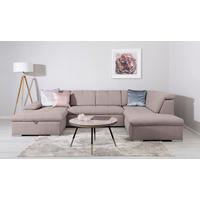 Wohnlandschaft Ramzes Taupe U: 173x328x215 cm - Taupe/Grau, Design, Textil (173/328/215cm) - MID.YOU