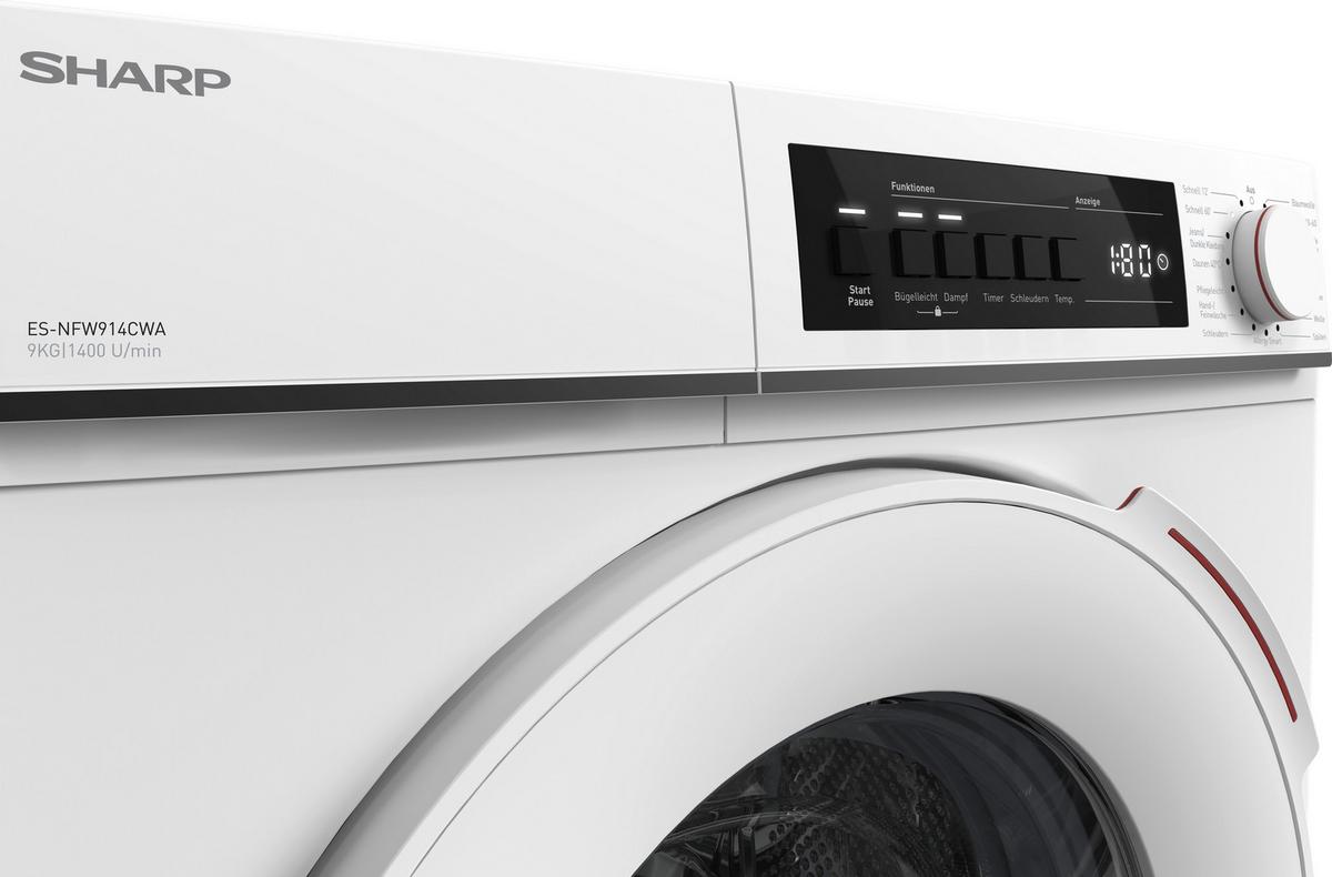 9 kaufen SHARP mit Waschmaschine Füllmenge kg