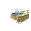 Poolset Spring Sonnendeck L - Naturfarben, KONVENTIONELL, Holz (400/124/400cm) - Karibu