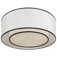 Deckenleuchte Bergamo - Weiß, Basics, Textil/Metall (52/18/52cm) - MAYTONI